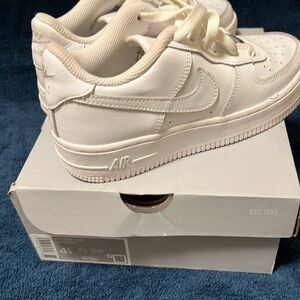White Air Force ones kids